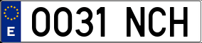Truck License Plate
